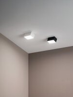 LED Deckenleuchte Wei&szlig; 3000K B:9 cm 1040 lm dekorativ