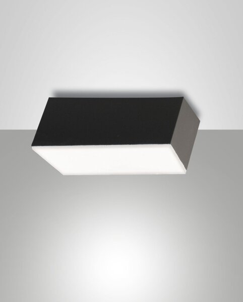 LED Deckenleuchte Anthrazit 3000K H:6 cm dekorativ