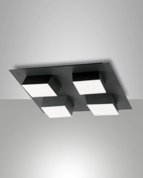 LED Deckenleuchte Anthrazit 3000K L:35 cm dekorativ