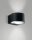 LED Wandleuchte Aluminium IP65 Up Down 3000K Schwarz
