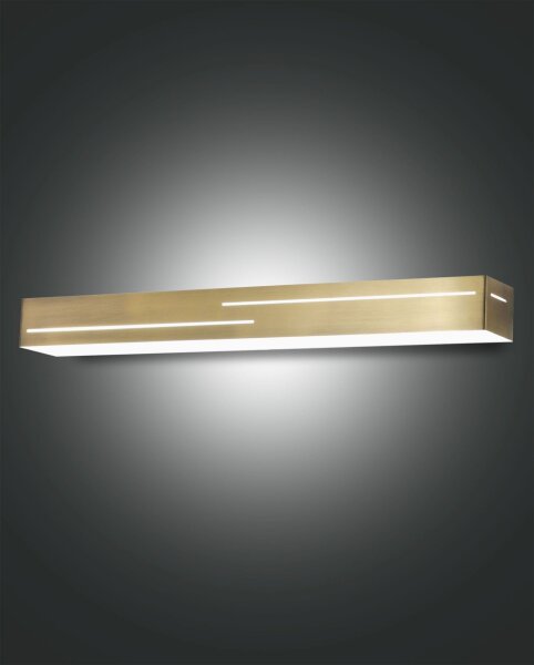LED Wandleuchte Messing Metall 3000K T:7 cm indirekt