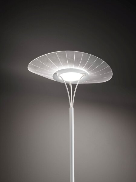 LED Stehleuchte Weiß 3000K dimmbar 2180 lm H:175 cm