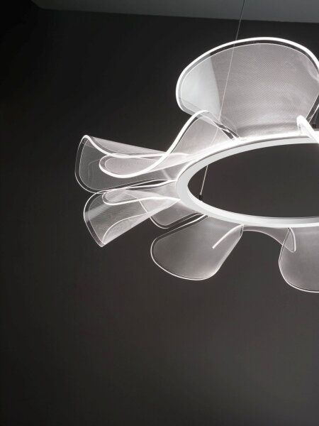LED Pendelleuchte Weiß 3000K dimmbar L:72 cm 5500 lm
