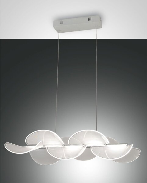 LED Hängelampe Weiß 3000K dimmbar L:58 cm 4000 lm