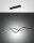 LED Pendelleuchte Schwarz 3000K 3880 lm L:112 cm