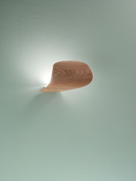 LED Wandleuchte Holz 3000K T:13 cm 1980 lm indirekt
