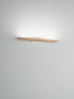 LED Wandleuchte Holz 3000K Wei&szlig; dimmbar B:60 cm