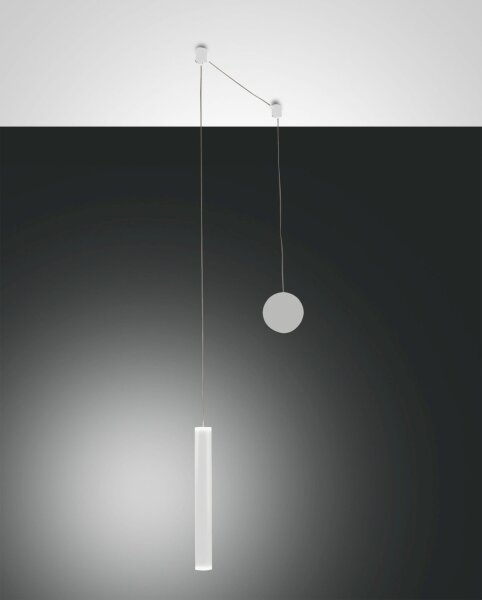 LED Hängelampe Weiß Metall 3000K 720 lm L:3,7 cm