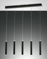 LED Hängelampe Schwarz 3000K L:90 cm 3600 lm dekorativ