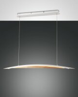 LED Pendelleuchte Holz Up Down 3000K Weiß L:110 cm