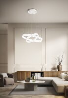 LED Hängelampe Weiß 3000K dimmbar L:60 cm...