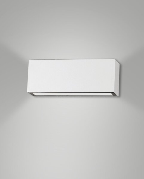 LED Wandleuchte Aluminium IP54 Up Down 3000K Weiß