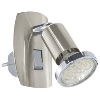 Einfacher Aufbau Spotstrahler 4 Nickel-Matt