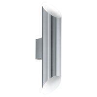 Wandleuchte LED Au&szlig;en Agolada Wei&szlig; 2-Flmg