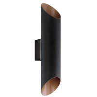 Up Down Wandlampe LED Au&szlig;en Agolada Kupfer 2-Flmg