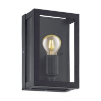 Wandleuchte Au&szlig;en Alamonte 1 Schwarz