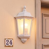 Anliegende Wandleuchte Außen Navedo Weiß