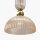 Pendelleuchte Glas Cognac Gold Ø30 cm rund E27 Modern