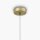 Pendelleuchte Glas Cognac Gold Ø30 cm rund E27 Modern