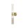 Wandlampe Glas Metall Cognac Gold B:8 cm G9 Up Down