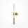 Wandlampe Glas Metall Cognac Gold B:8 cm G9 Up Down
