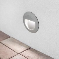 Runder Einbau Spotstrahler Zimba-LED Silber