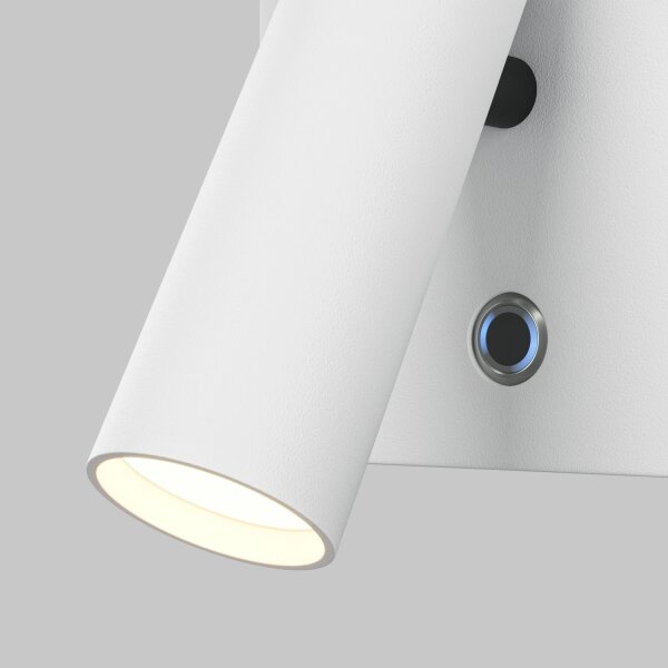 LED Wandspot dimmbar H:11 cm 2700 K induktiv flexibel