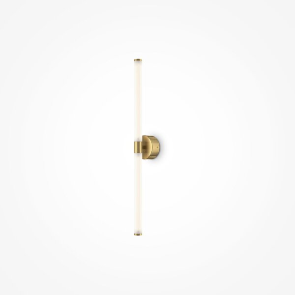 Moderne LED Wandlampe Aluminium Gold H:63 cm 3000 K