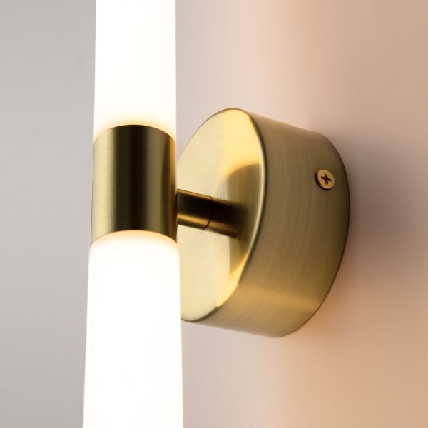 Moderne LED Wandlampe Aluminium Gold H:63 cm 3000 K