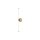Moderne LED Wandlampe Aluminium Gold H:63 cm 3000 K