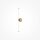 Moderne LED Wandlampe Aluminium Gold H:63 cm 3000 K