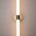 Moderne LED Wandlampe Aluminium Gold H:63 cm 3000 K