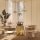 LED Pendelleuchte Glas Cognac Ø25 cm 3000 K Up Down