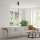 Runde LED Pendelleuchte Rauchglas Ø25 cm 3000 K Up Down