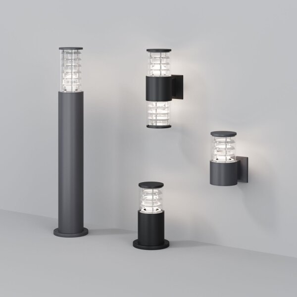Wandlampe Outdoor Aluminium IP54 H:32 cm E27 Up Down