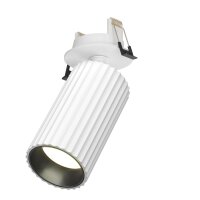 Einbauleuchte verstellbar Aluminium Wei&szlig; B:6 cm GU10