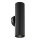 Wandlampe 2-flammig Schwarz H:10 cm GU10 Up Down Modern