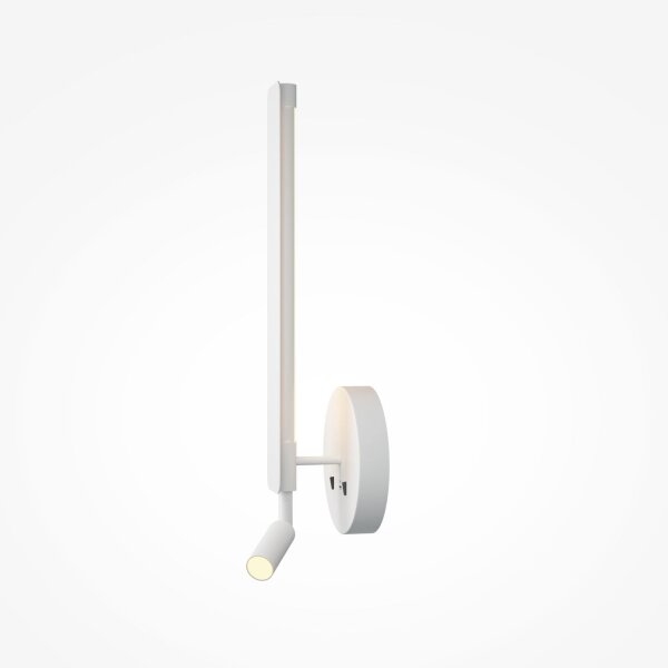 LED Wandlampe Weiß H:51,6 cm 700 lm 3000 K Schalter USB