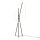 LED Stehlampe Tripod dimmbar Schwarz 162 cm 36 W 3000 K