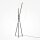 LED Stehlampe Tripod dimmbar Schwarz 162 cm 36 W 3000 K