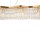 Hängelampe Glas Metall Gold 93 cm lang E14 6-flammig