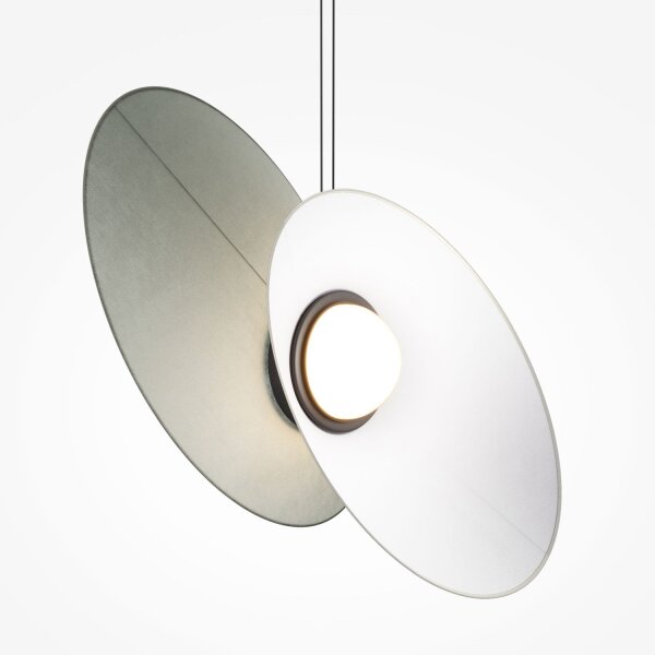 LED Hängelampe Grau verstellbar L:52 cm 3000 K 400 lm