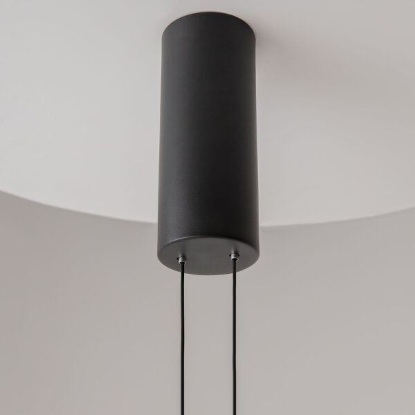 LED Hängelampe Grau verstellbar L:52 cm 3000 K 400 lm