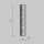 Wandleuchte Glas Gold H:75,2 cm E14 3-flammig Kristall