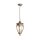 Pendelleuchte Glas Aluminium Gold IP44 E27 Vintage