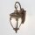 Wandlampe Glas Aluminium in Gold IP44 E27 B:15 cm