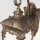 Wandlampe Glas Aluminium in Gold IP44 E27 B:15 cm