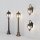 Wandlampe Glas Aluminium in Gold IP44 E27 B:15 cm