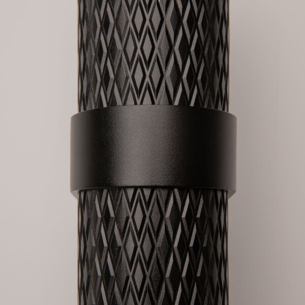 Up Down Wandleuchte Schwarz H:21,7 cm GU10 2-flammig