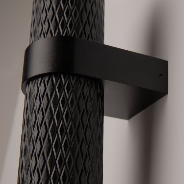 Up Down Wandleuchte Schwarz H:21,7 cm GU10 2-flammig